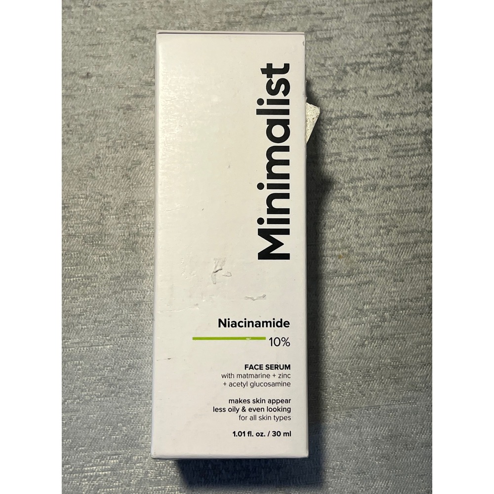 Minimalist 10% Niacinamide Face Serum with Matmarine + Zinc 30ml 1.01 fl oz
